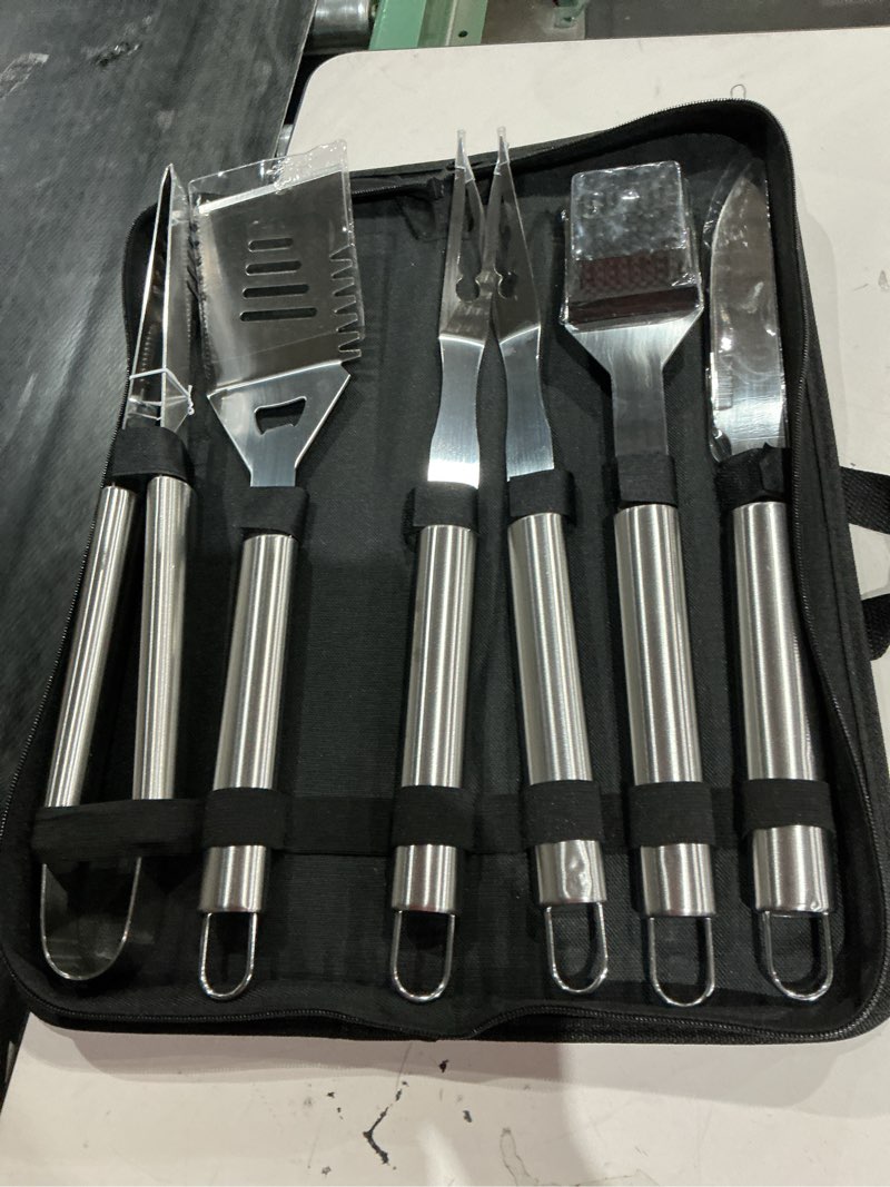 Condition photo showing Good Condition for r.w.flame 6-piece grill tool set