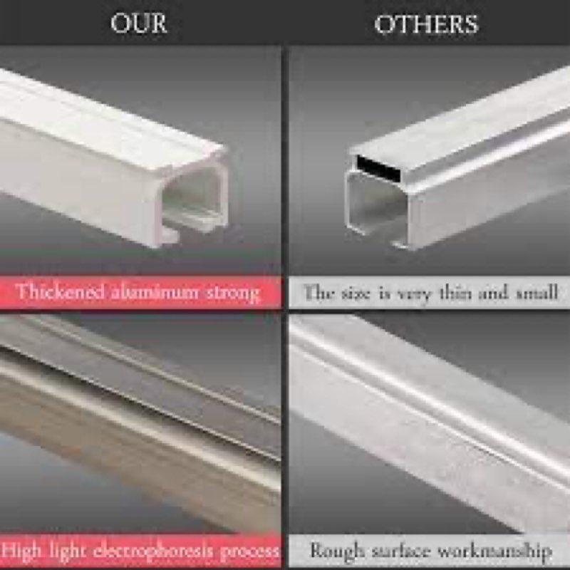 Aluminum Heavy duty Curtain Rails (400cm)