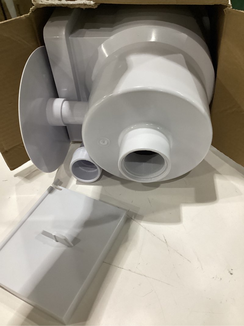 Condition photo showing As Is for u.s. pool supply standard thru-wall above ground pool skimmer kit - abs construction, complete universal set, return fitting, vacuum plate, leaf basket - replacement compatible with sp1091lx skimmer 8-3/8” x 8-1/8”