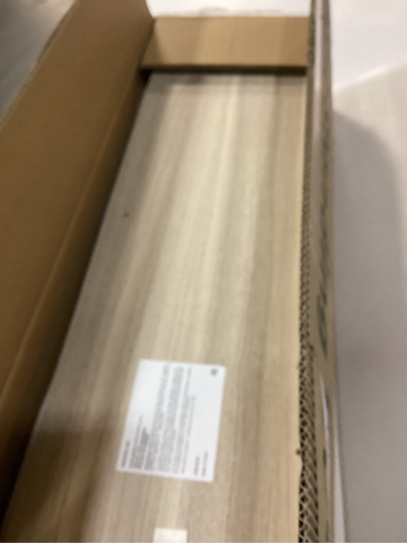 Condition photo showing As Is for HUANUO 32" Small Electric Standing Desk Adjustable Height, 4 Memory Height Settings, Sit Stand Up Desk for Home Office & Computer Workstation, LightWalnut 32" x 19" Light Walnut