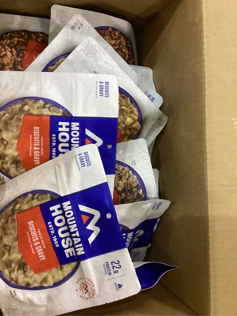 Condition photo showing New/Like New for 14 day emergency food supply