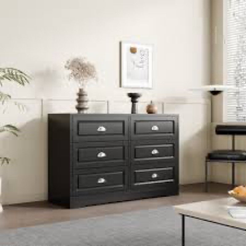 Aukusti 6 Drawer Double Dresser