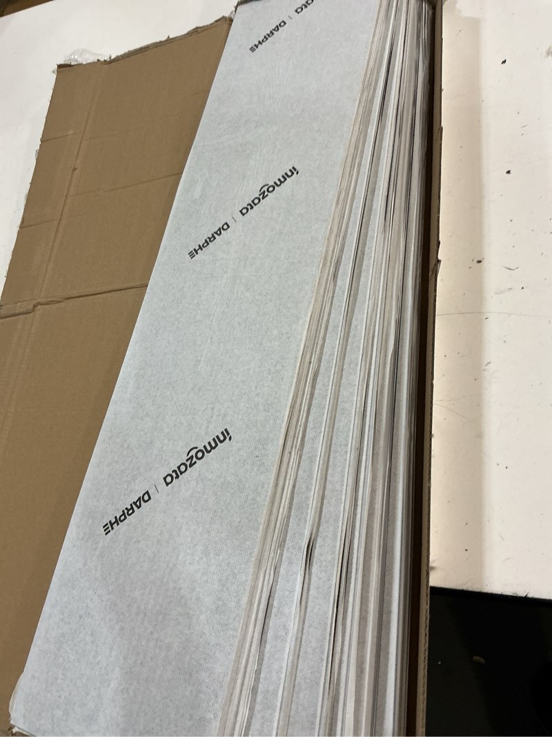 Condition photo showing Good Condition for art3d 30-pack herringbone peel and stick vinyl floor tiles, 12" x 12" self adhesive waterproof wood flooring plank for kitchen bathroom bedroom, cover 30 sq. ft, brown 12 x 12 inch herringbone - brown 30