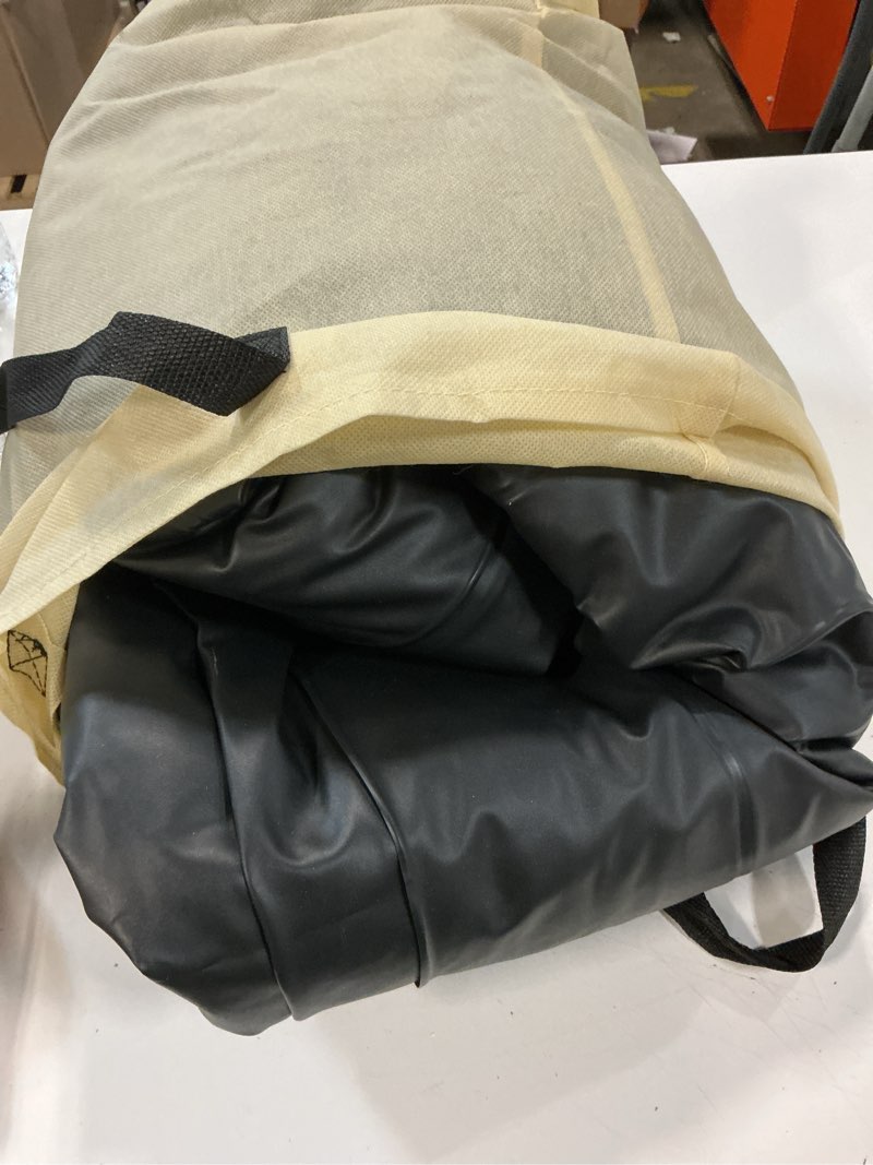 Condition photo showing As Is for mattress with built-in pump, dura-beam plus pillow, twin - portable inflatable luxury blow-up bed for adults, camping,