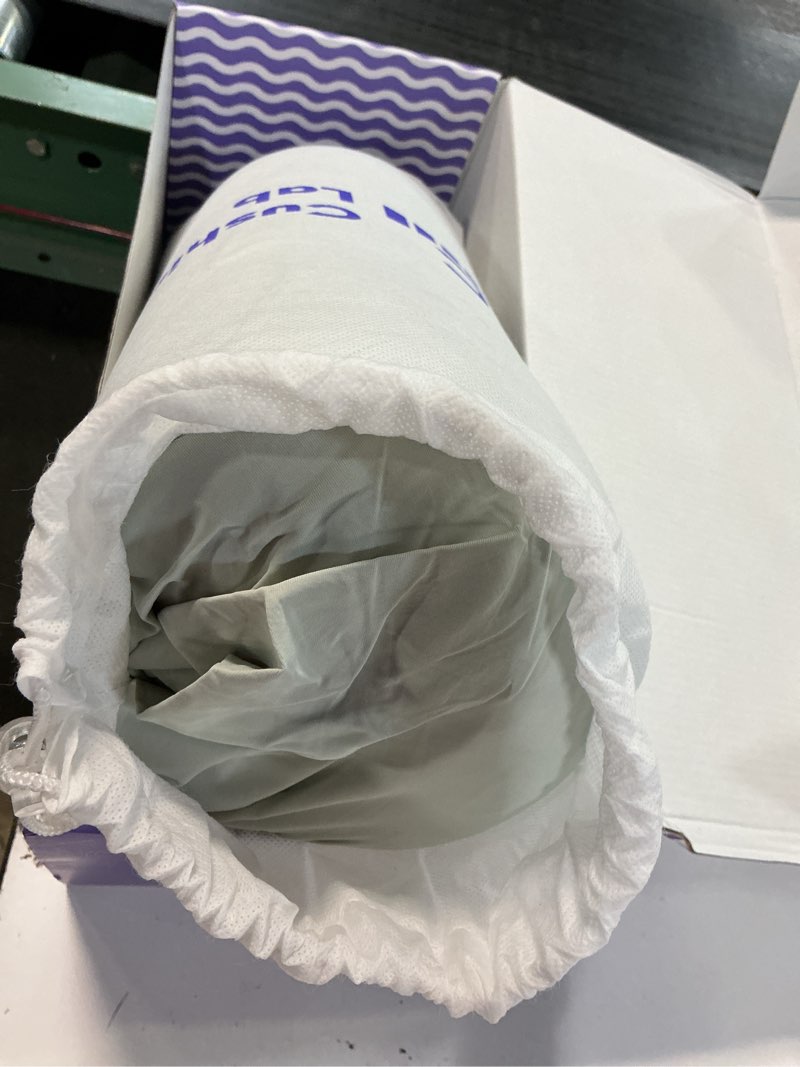 Condition photo showing Good Condition for c cushion lab deep sleep pillow, patented ergonomic contour design for side & back sleepers, orthopedic cervical shape gently cradles head & provides neck support & shoulder pain relief - calm grey