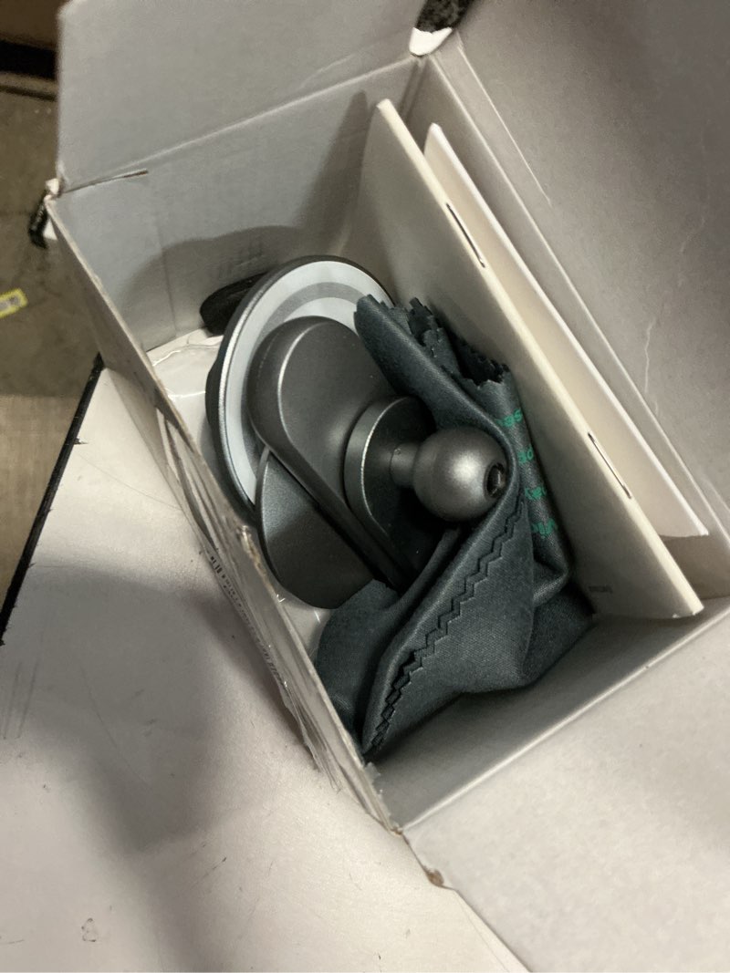 Condition photo showing Good Condition for VICSEED Tesla Phone Mount?Strongest Magnet Power? Foldable Hidden Tesla Phone Holder Fit for All Phones, Tesla Model 3/Y/Cybertruck Accessories, Tesla Model 3 Model Y for MagSafe Car Mount - White Pearl White