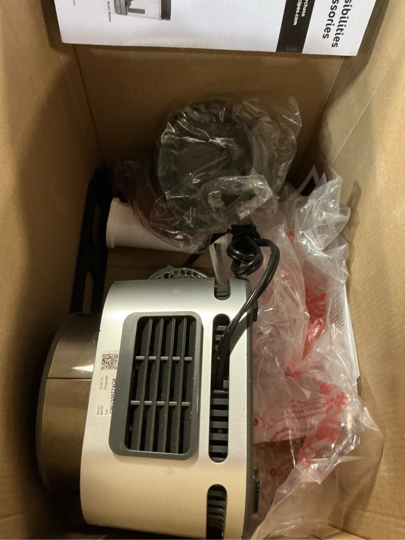 Condition photo showing As Is for ( incomplete) Ninja TWISTi HIGH-SPEED Blender DUO - SS151: 1600W Smoothie & Ice Crusher, 7 Speeds, Dishwasher-Safe, Silver
