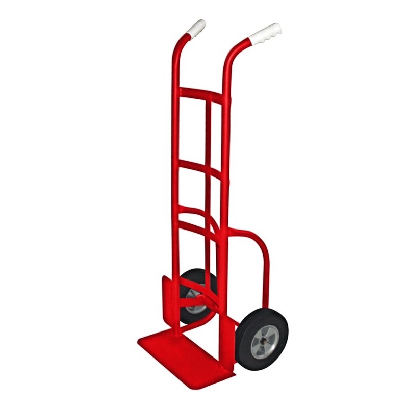 milwaukee 800-lb capacity 2 -wheel red steel standard hand truck