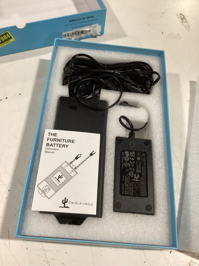 Condition photo showing Good Condition for blue cactus universal 5000mah recliner battery and adapter cables bundle - universal 2 and 5-pin compatibility - long lasting battery for recliners, loveseats, sofas and sectionals