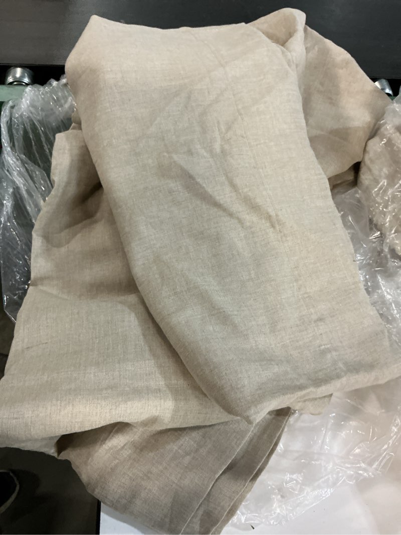 Condition photo showing Good Condition for european linen room darkening curtain 86*108 