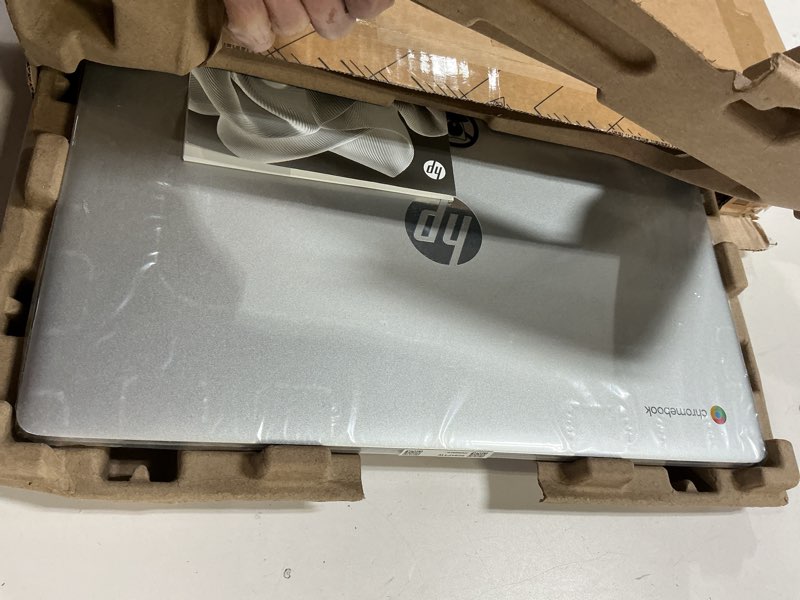 Condition photo showing New/Like New for (Similar )HP Chromebook 15 Laptop ( 15.6\" Anti-Glare, Intel N200, 8GB DDR5 RAM, 192GB Storage (64GB eMMC + 128GB SD), 4-Core(> i3-1115G4), Numeric KB) Home & Student, Webcam w/Shutter, Wi-Fi, Chrome OS, Silver