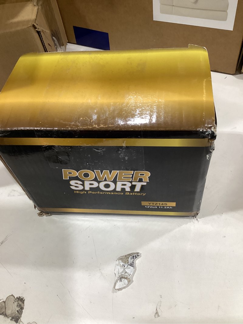Condition photo showing New/Like New for expertpower ytz14s / ytz12s motorcycle battery etz14s - sla agm 12v 11.2ah 230 cca for vt750c shadow spirit aero, 12 volt generator, an400 burgman scooter battery with nut & bolt terminals