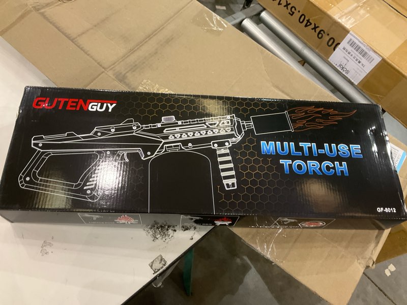 Gutenguy Powerful Propane Grill Torch Gun, Sous Vide Torch With Adjustable Flame, Flamethrower Gun C