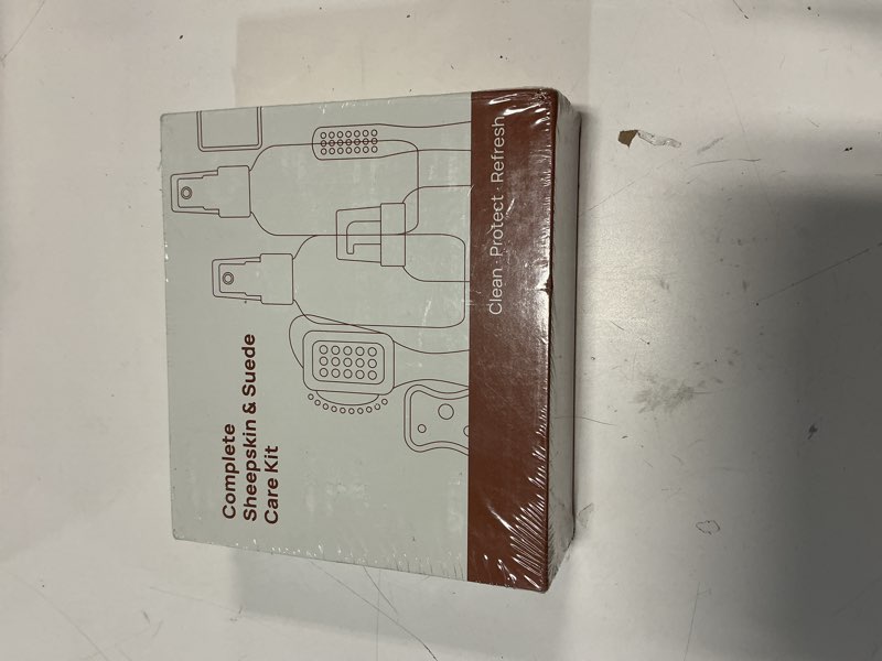 Condition photo showing New/Like New for Suede & Sheepskin Cleaning Kit Compatible with UGG Footwear - Gentle Cleaner and Conditioner, Protector Spray, Odor Remover, Suede Stain Nap Eraser, Dual Brush Set - For UGG Shoes, Boots