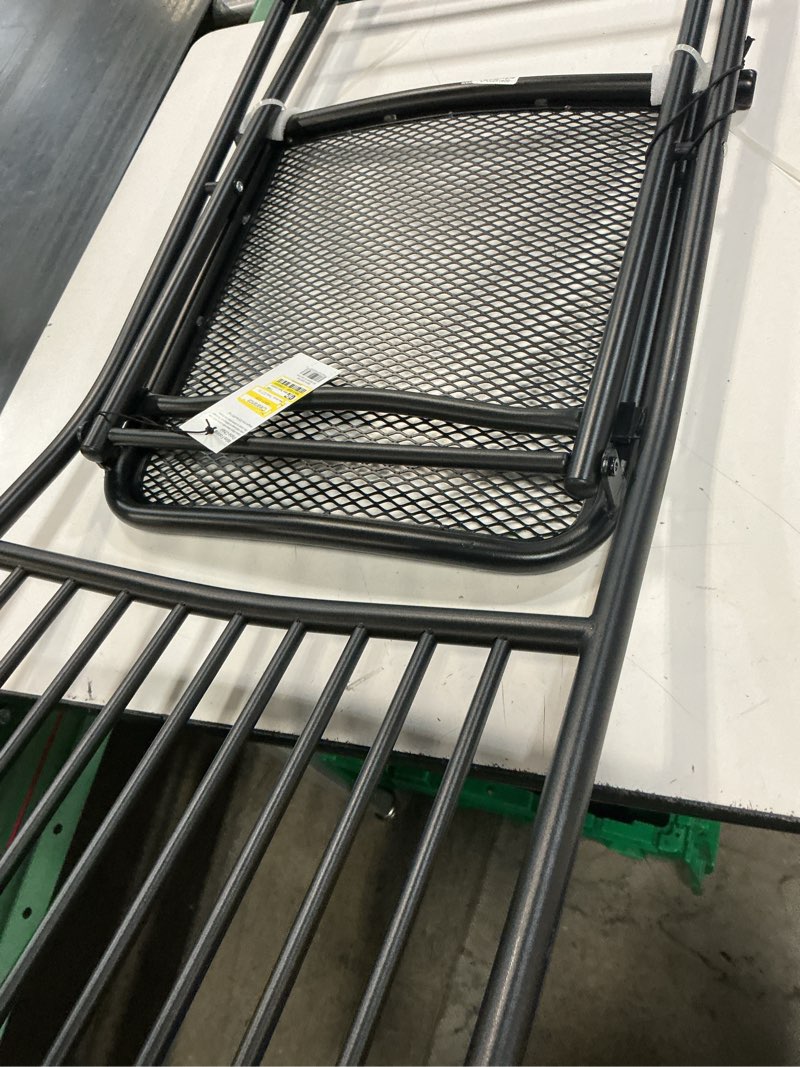 Condition photo showing Good Condition for wire back outdoor patio chair black - room essentials™