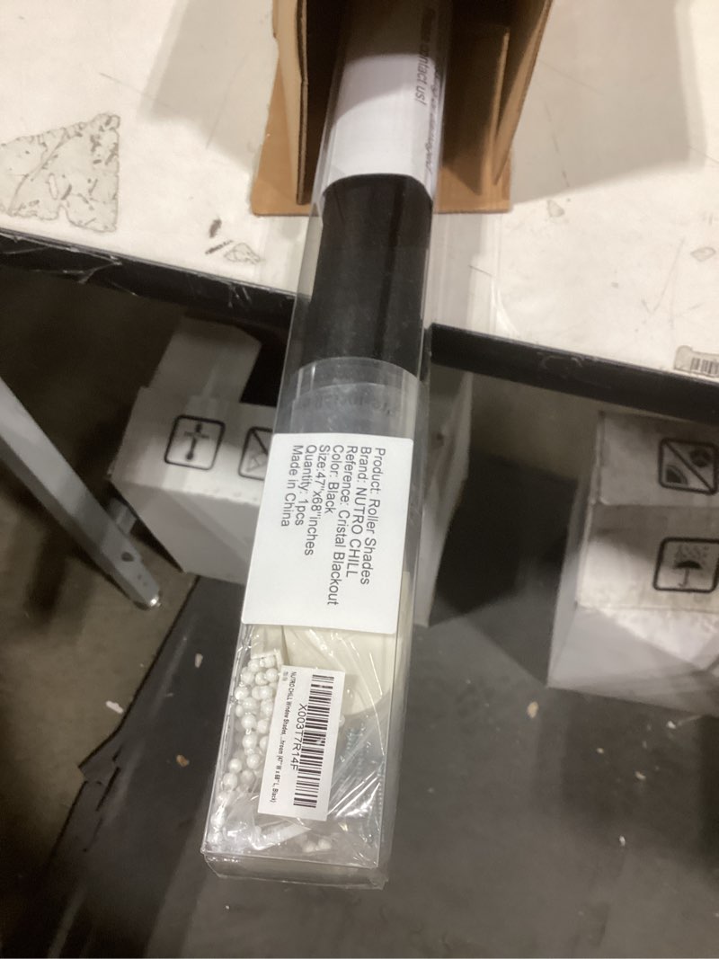 Condition photo showing New/Like New for Blinds for Windows, Blackout Blinds with Thermal Insulated, UV Protection Window Shades for Home, Door, Kitchen, Bathroom (47" W x 68" L, Black)