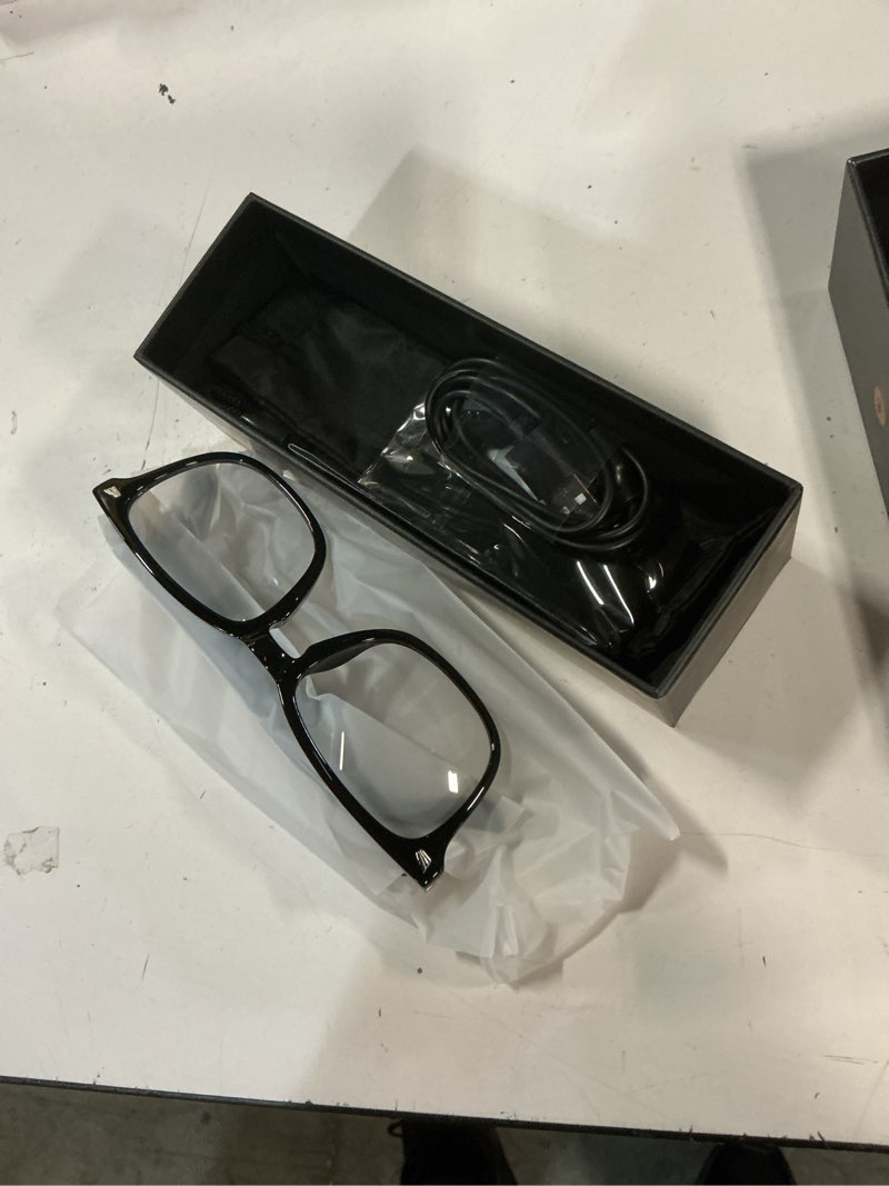 Condition photo showing New/Like New for ai smart glasses bluetooth 5.4 with translation for men women 160+languages color-change lens power by chat gpt assistant free app translator glasses meeting,driver,travel ck03-black