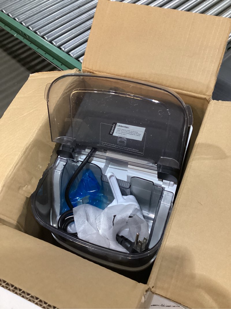 Condition photo showing Good Condition for (Slightly used)EUHOMY Nugget Ice Makers for Countertop with Ice Scoop & Basket, Self-Cleaning Sonic Pebble/Pellet 