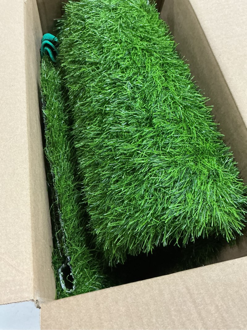 Condition photo showing New/Like New for LOOBANI Synthetic Artificial Turf, Artificial Grass for Dog Potty with Drainage Holes, Fake Grass Rug for Garden Landscape Balcony Patio Backyard Decoration, 3 Feet x 5 Feet
