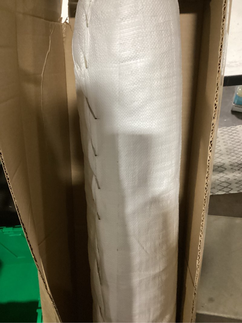 Condition photo showing Good Condition for FRELISH DECOR Wool and Jute Premium Handwoven Chunky Stripes Rug - Contemporary Area Rug for Living Room Bedroom (4' x 6' - Natural Ivory) 4' x 6' (Rectangular) Natural Jute Wool