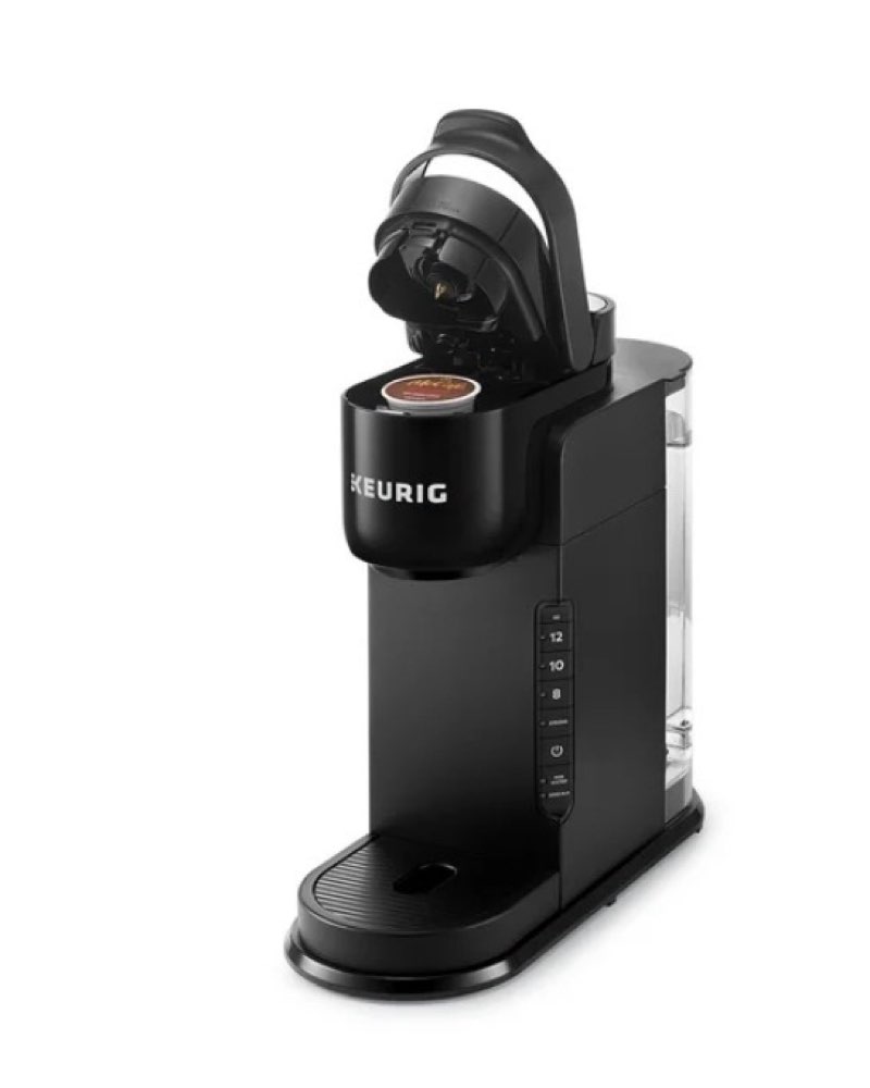 keurig k-express coffee maker, single serve k-cup pod coffee brewer, 42 oz. removable reservoir, 8-12 oz. brew sizes, black