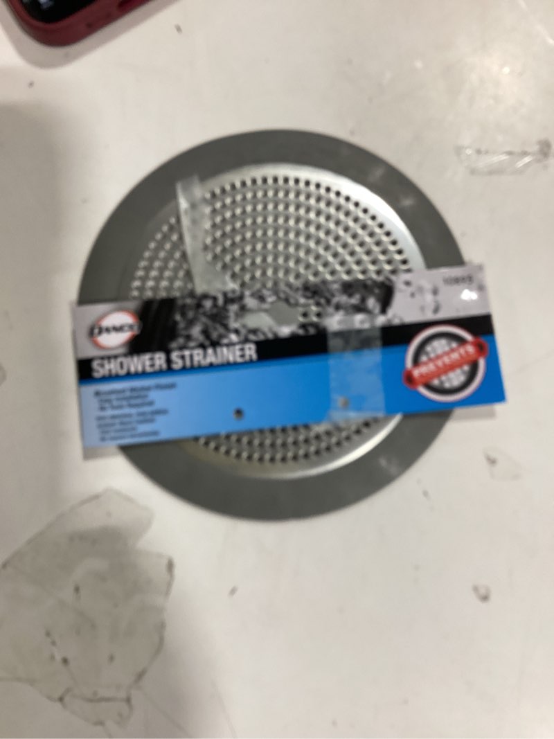 Condition photo showing As Is for danco 5-1/2-in stainless steel round stainless steel strainer