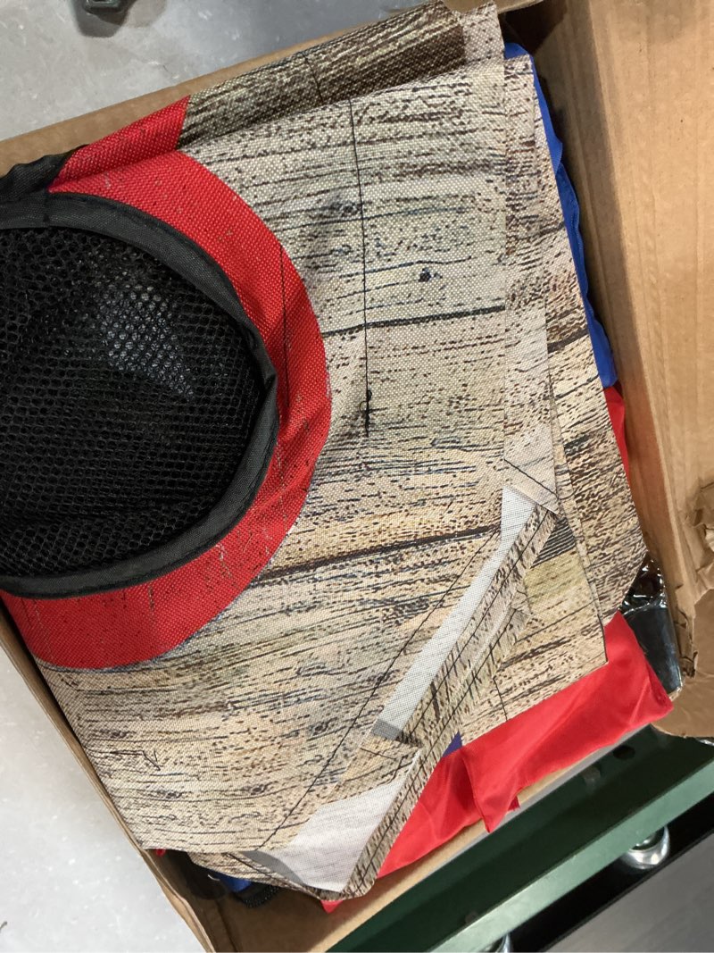 Condition photo showing Good Condition for nzqxjxz portable cornhole board set with 8 bean bags corn hole toss game cornhole games for indoor and outdoor parties, ideal for kids, adults, camping travel,parties,beach, yard 3x2 ft wood grain style