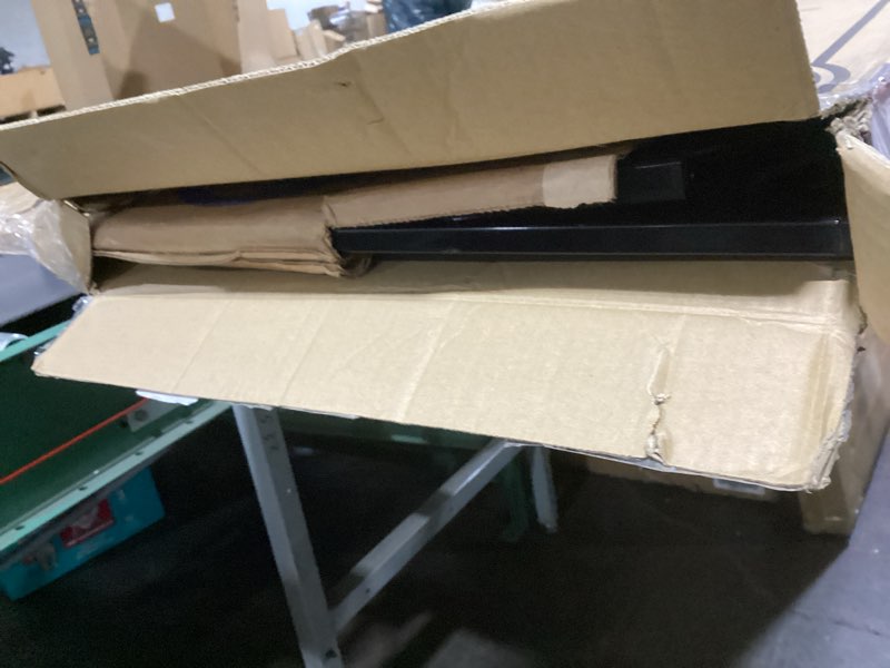 Condition photo showing As Is for Regalo Easy Step Extra Tall Walk Thru Baby Gate, Bonus Kit, Includes 4-Inch Extension Kit, 4 Pack of Pressure Mount Kit and 4 Pack of Wall Cups and Mounting Kit, Black Black 29-36.5"W x 36"H