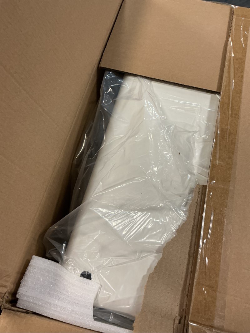 Condition photo showing New/Like New for meowant stainless steel cat litter box, extra large metal litter box with high sided oxford fabric cover & extendable scoop, leakproof & non-sticky, odor control, no-bend cleaning beige