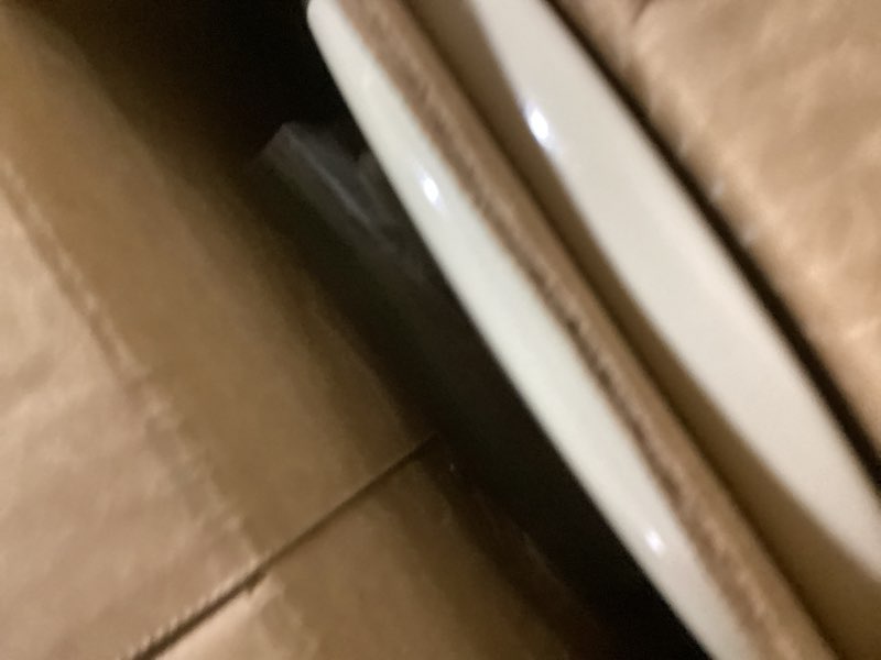 Condition photo showing Good Condition for bemis 1500ec 146 almond elongated molded wood toilet seat with easy-clean & change hinge