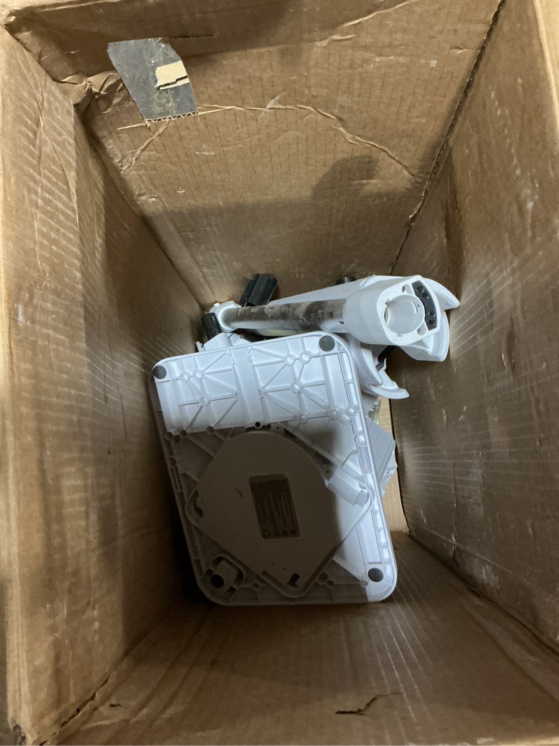 Condition photo showing As Is for (possibly missing pieces) shark clean & empty cordless stick vacuum & auto-empty system | hepa filter | lightweight, portable, rechargeable | stick vacuum for pet hair | carpets & hard floors | 40-min runtime | white | bu3521 clean & empty (basic)
