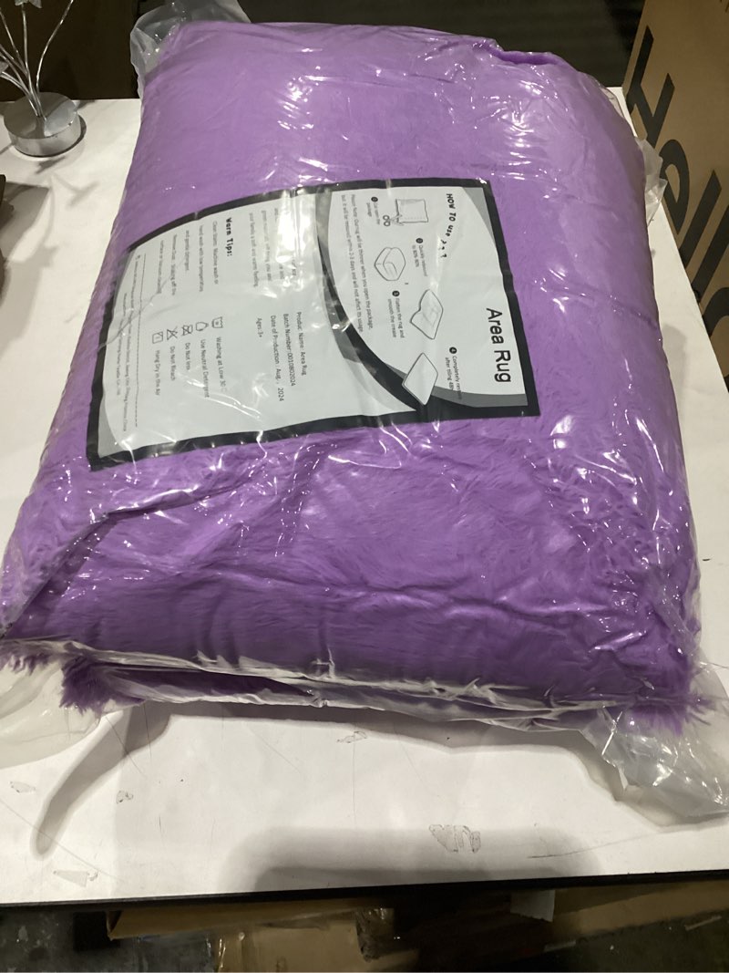 Condition photo showing New/Like New for Similar to stock photo PAGISOFE Fluffy Soft Area Rug, Shaggy Fuzzy Rugs for Bedroom Living Room, Princess Furry Rugs for Bedroom Girls And Boys , Furry Rugs for Nursery, Shag Carpet for Kids Teen's Room, 