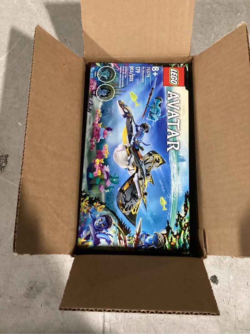 Condition photo showing Good Condition for lego avatar ilu discovery 75575, the way of water movie building toy ocean set, animal-like underwater creature figure, collectible display idea for kids and movie fans