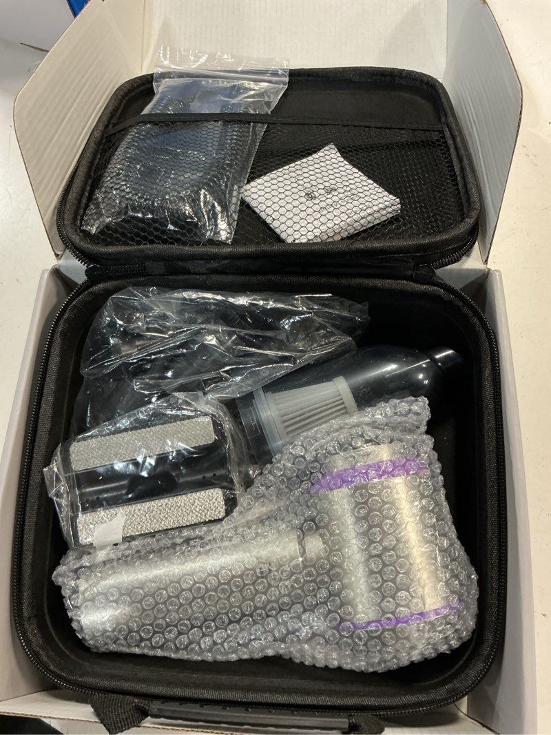 Condition photo showing Good Condition for vacuum/air duster 80,000rpm super power mini car vacuum cleaner 4-in-1 air blower gun air duster & air blower & pump hand electric air duster handheld dust blower blower cordless (purple)