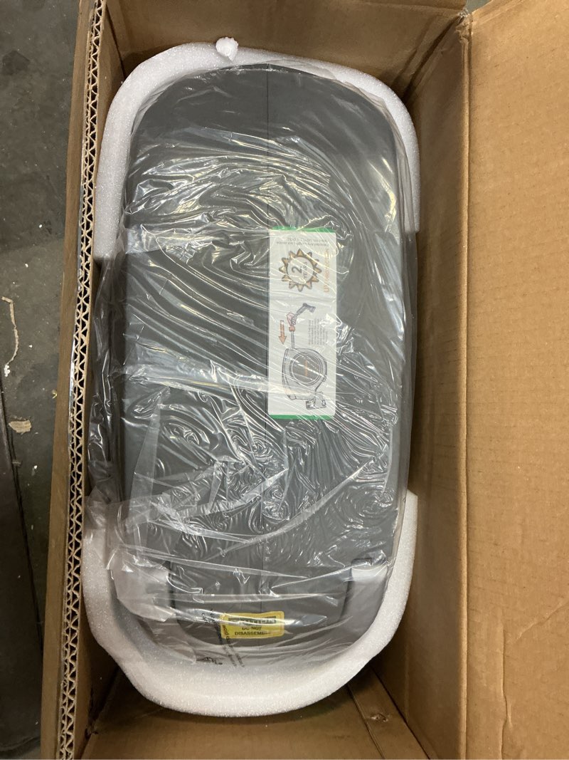 Condition photo showing Good Condition for GLAHODEN Retractable Garden Hose Reel 5/8 in x 100 ft Upgraded UV Resistant Heavy Duty Automatic Hose Reel Wall Mount 3/4 in Brass Fitting 9 Pattern Nozzle Any Length Lock Slow Retraction 5/8" 100FT