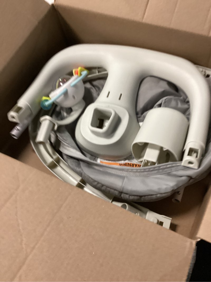 Condition photo showing Good Condition for skip hop baby ergonomic activity floor seat for upright sitting lightweight and travel-friendly silver lining cloud grey age 0+
