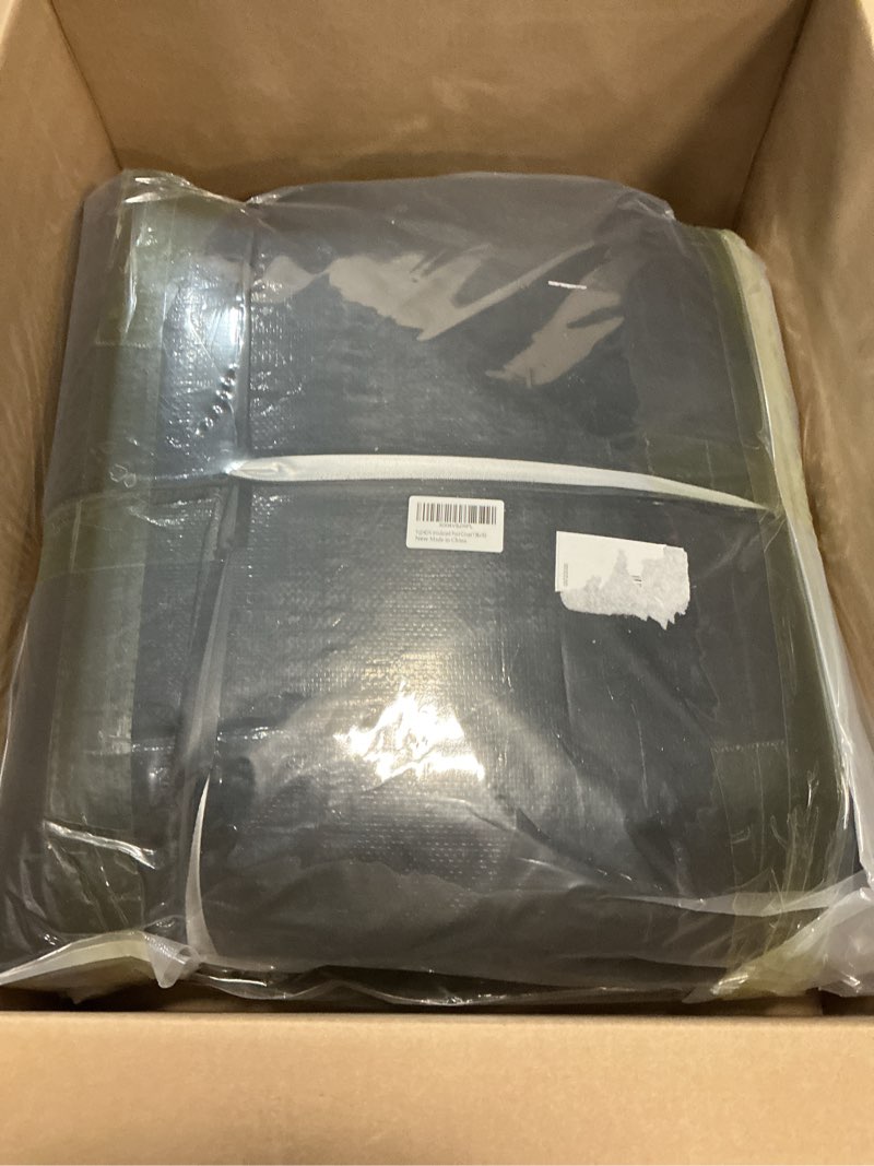 Condition photo showing New/Like New for insulated hot tub cover with insulation,hot tub thermal blanket,winter protection spa cover, inflatable waterproof cap for energy efficient full coverage dustproof 76”x35” foam