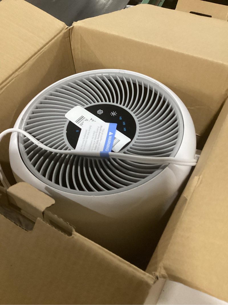 Condition photo showing As Is for LEVOIT Air Purifier for Home Allergens Pet Hair in Bedroom, Covers Up to 1073 ft² by 56W High Torque Motor, AHAM VERIFIDE, 3-in-1 Filter with HEPA Sleep Mode, Remove Dust Smoke Odor, Core300-P, White White Core 300-P 1Pack