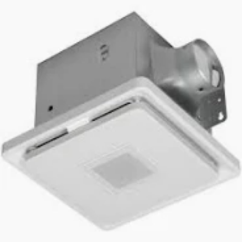 homewerks 7130-13-bt white decorative led, bluetooth bathroom exhaust fan new 