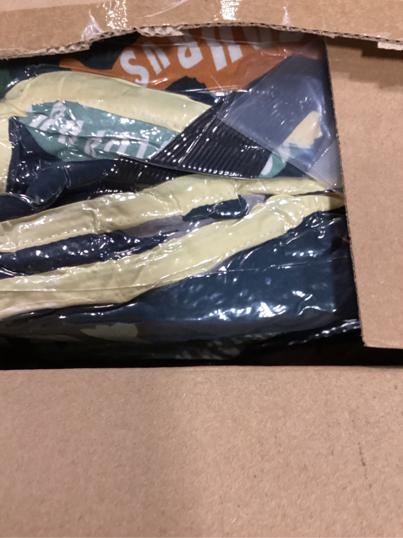 Condition photo showing New/Like New for Primlect Toddler Nap Mat Pack 2, Extra Large Sleeping Bag with Pillow and Blanket, Washable, Light, Easy to Roll up, Perfect for Daycare, Preschool, Kindergarten, Travel, Boys and Girls Green and white