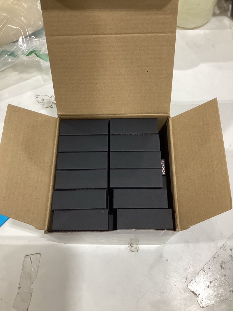 Condition photo showing Good Condition for 60 Pcs Matches Containers for Hold (No Matches Included) DIY Storage Boxes for Guests Wedding Bridal Shower Baby Shower Party Favor(2.17 x 0.79 x 0.79 Inches,Rectangle,Black) 2.17 x 0.79 x 0.79 Inches Rectangle Black