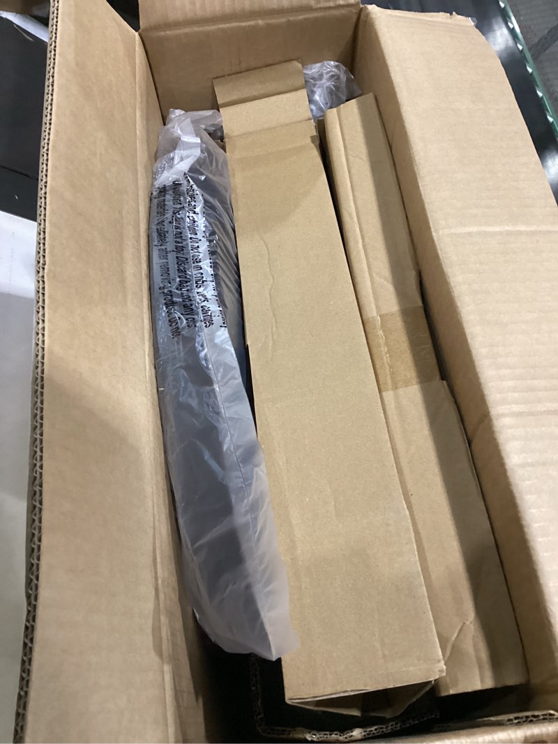 Condition photo showing Good Condition for amazon basics 16" pedestal fan with remote, floor fan, standing fan for bedroom, living room, office, with 3 speeds, 3 modes, timer, dual-layered blades, adjustable height, tilt head, 60w, black 3-speed, ac motor