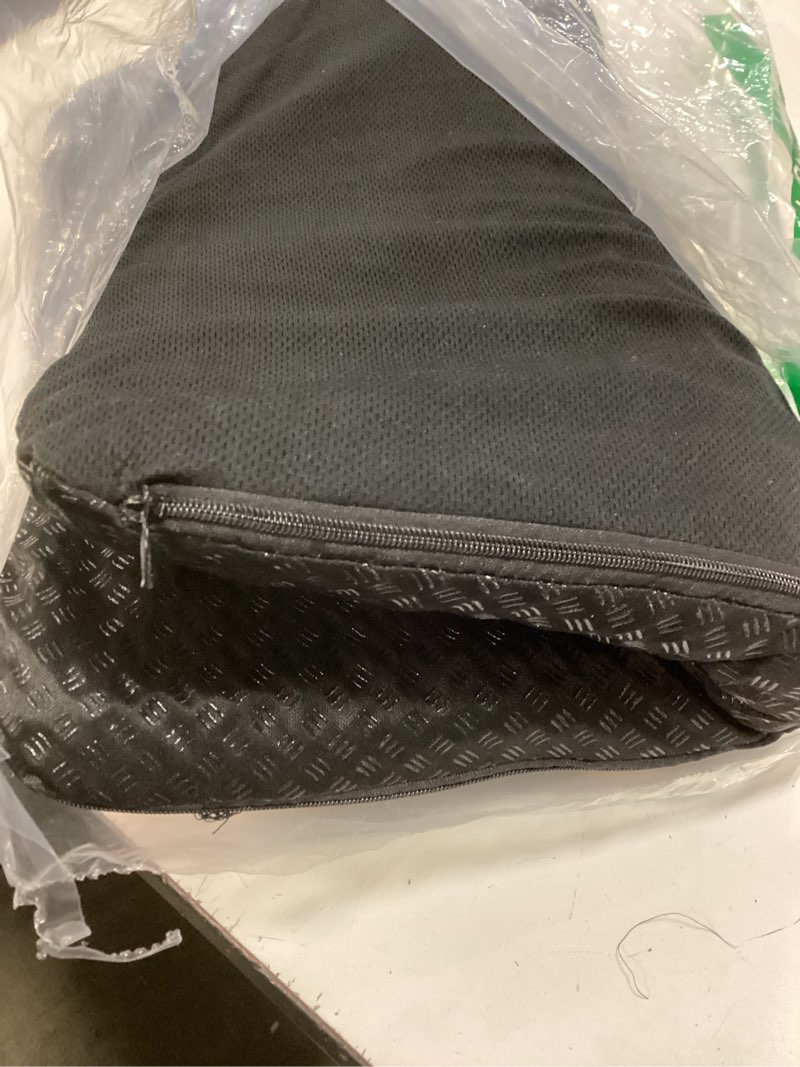 Condition photo showing As Is for gel seat cushion, cooling honeycomb design for office chair car wheelchair | cool & breathable, soft & comfortable blue