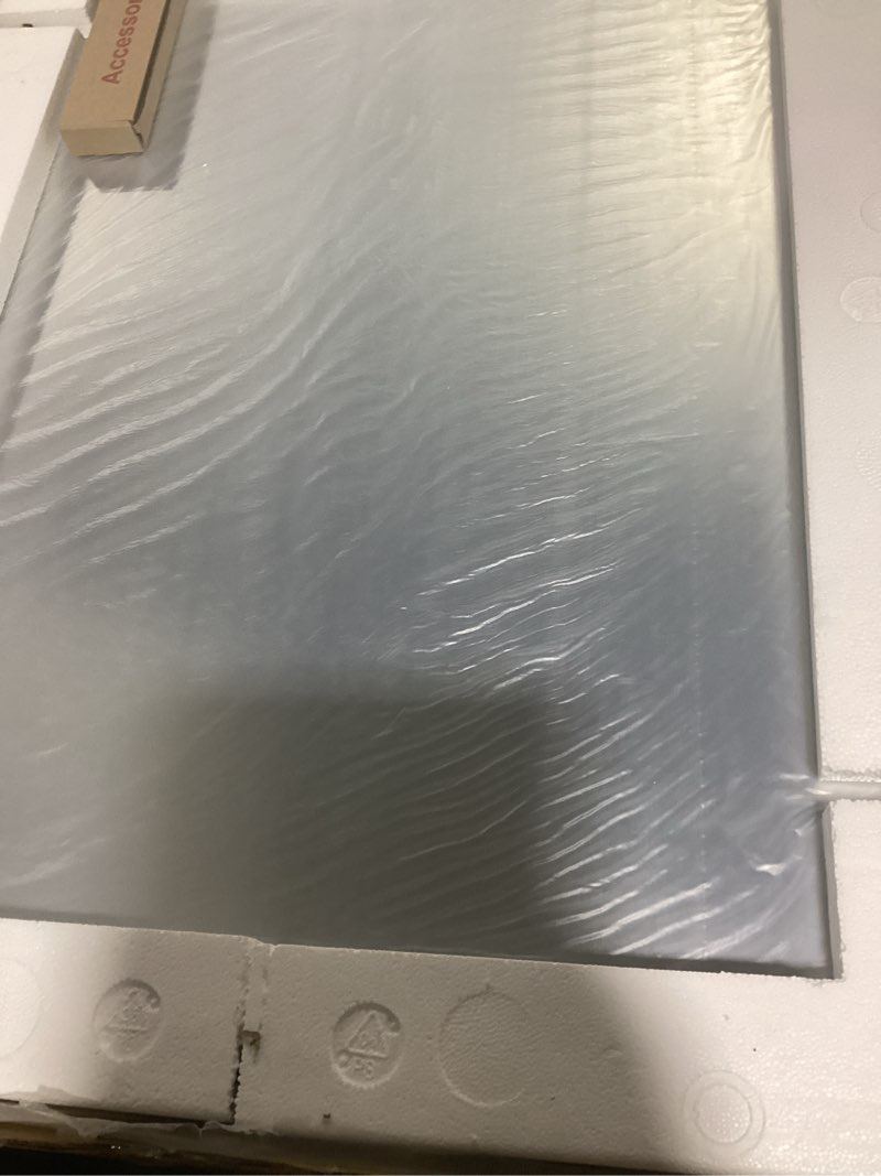 Condition photo showing Good Condition for loaao black metal framed bathroom mirror for wall, 22x30 inch rounded rectangle mirror, matte black bathroom vanity mirror farmhouse, anti-rust, hangs horizontally or vertically black 30"l x 22"w