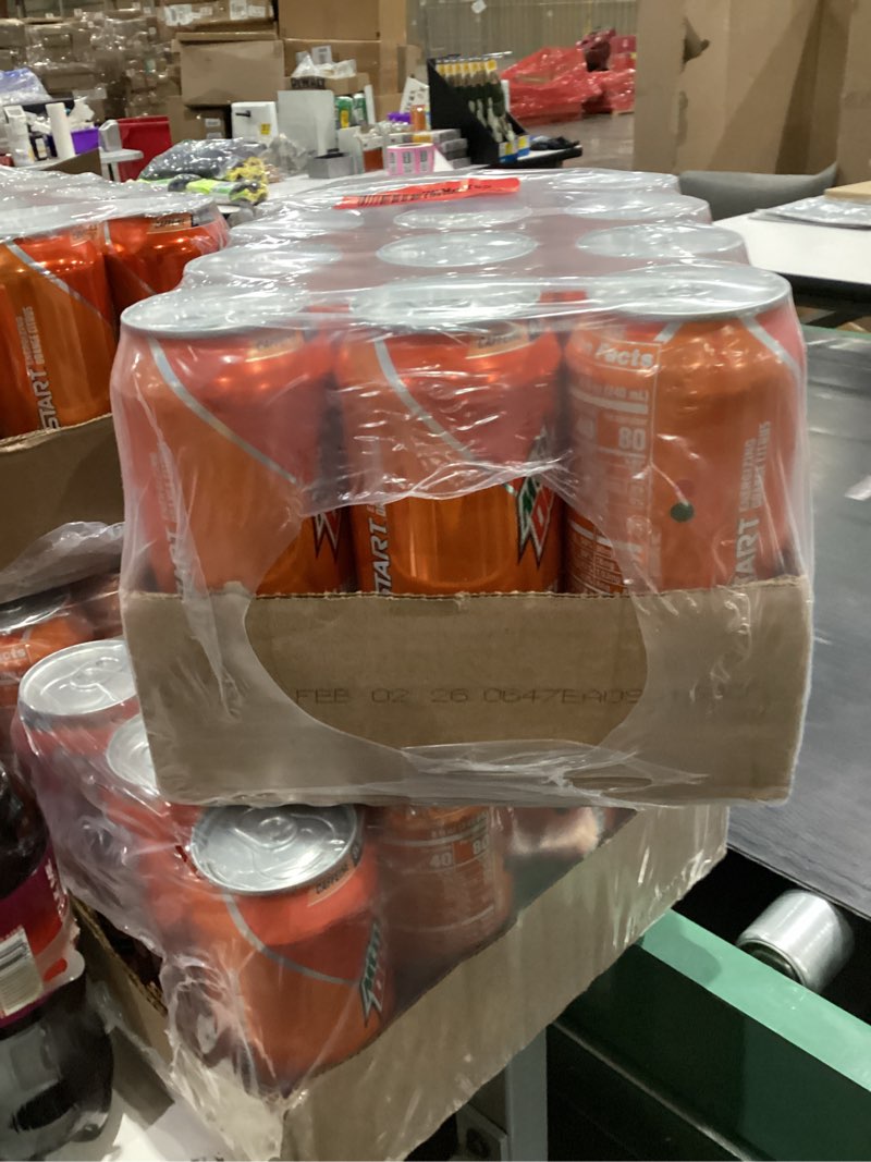 Condition photo showing New/Like New for Mountain Dew Kickstart, Orange Citrus, 92mg Caffeine, Vitamins B & C, 80 Calories, 5% Juice, 16 Fl Oz (Pack of 12) Orange Citrus 16 Fl Oz (Pack of 12)
