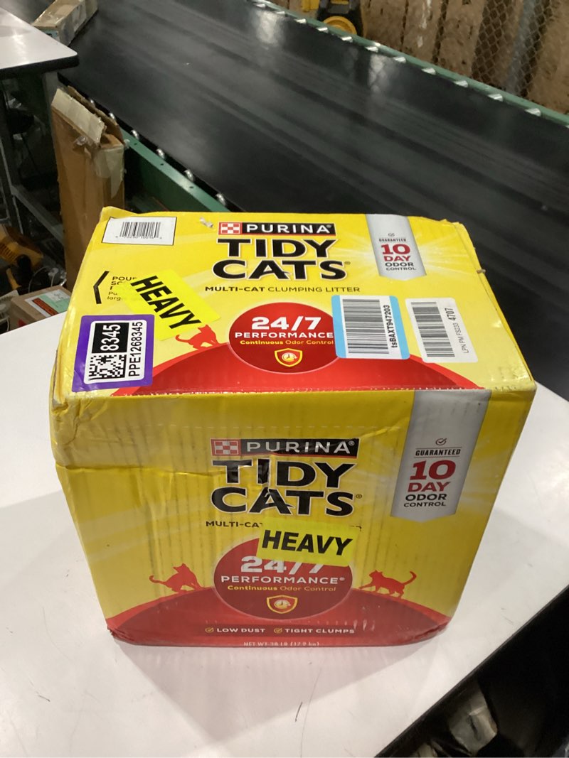 Condition photo showing Good Condition for purina tidy cats clumping cat litter, 24/7 performance multi cat litter - 38 lb. box 38 pound (pack of 1)