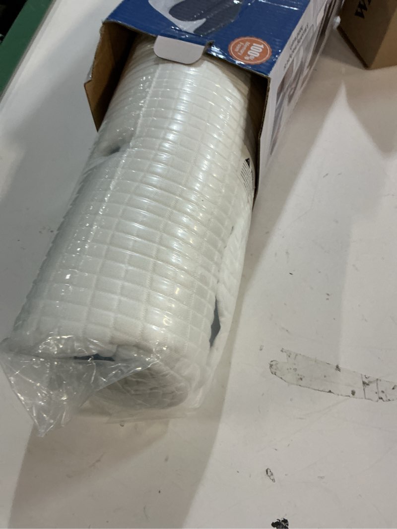 Condition photo showing New/Like New for cervical neck pillow for pain relief, ergonomic neck pillow for sleeping, contour orthopedic side sleeper pillow for back stomach sleepers bed pillow with pillowcase dark grey with white