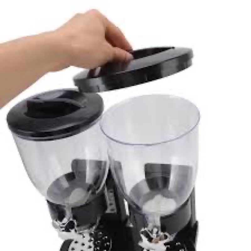 Zerodis Cereal Dispenser Food Dispenser ABS Convenient Storage Dual Containers Airtight Separator Portable Dry Food Dispenser Container Support for Kitchen