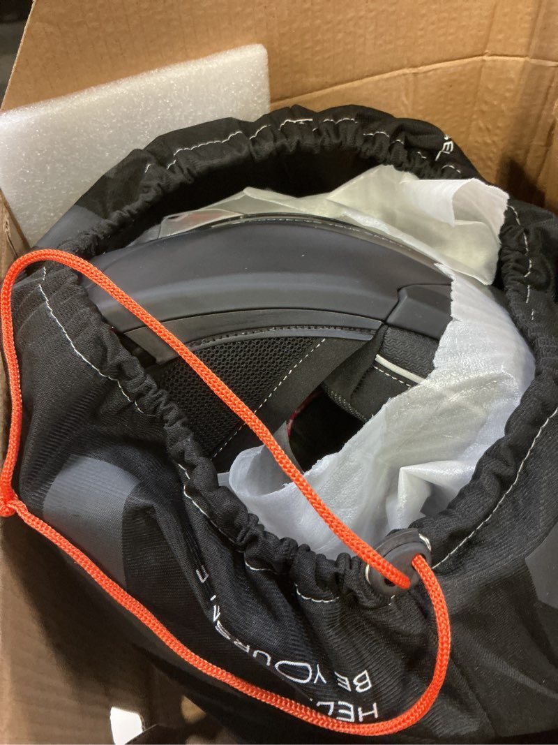 Condition photo showing Good Condition for cyril modular motorcycle helmet dot approved flip up full face helmets with dual visor sun shield for adults men and women matte black large