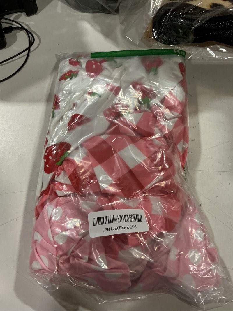 Condition photo showing Good Condition for smoothnovelty 3 pcs strawberry cylinder pedestal stand covers spandex plinth strawberry themed cylinder stand covers for birthday party wedding shower props decor